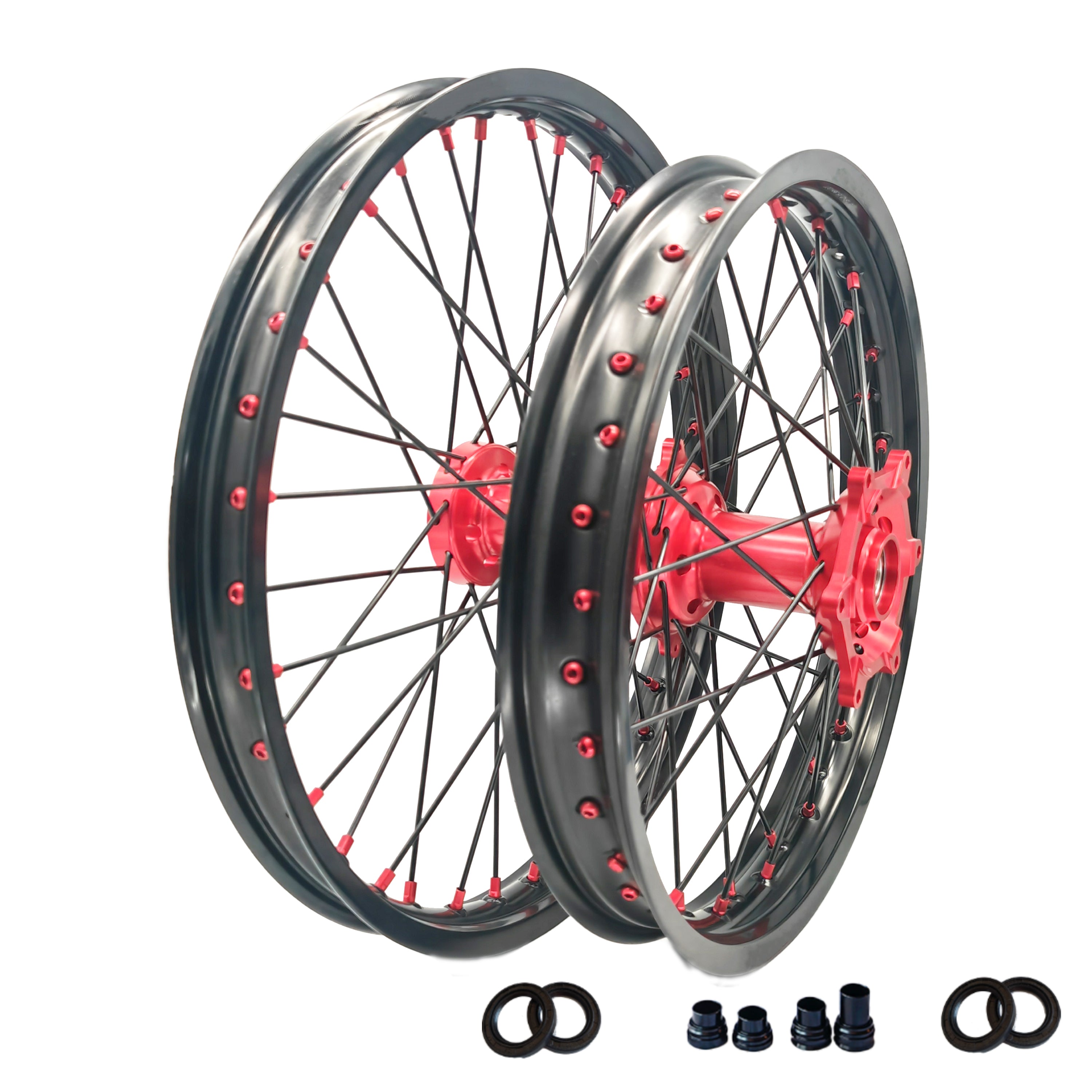 Customizable 18 19 21 Inch 36 Spoke Black Rim Motocross Enduro Wheels for  HONDA CRF 250L 2013-2020 CRF 300L 2021-2022