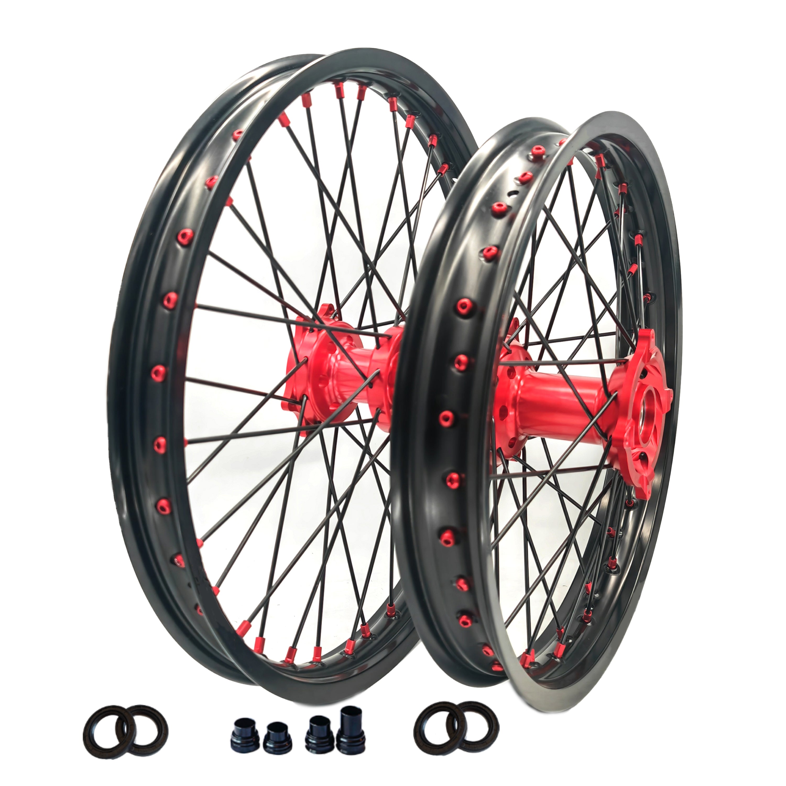 Customizable 18 19 21 Inch 36 Spoke Black Rim Motocross Enduro Wheels for  HONDA CRF 250L 2013-2020 CRF 300L 2021-2022