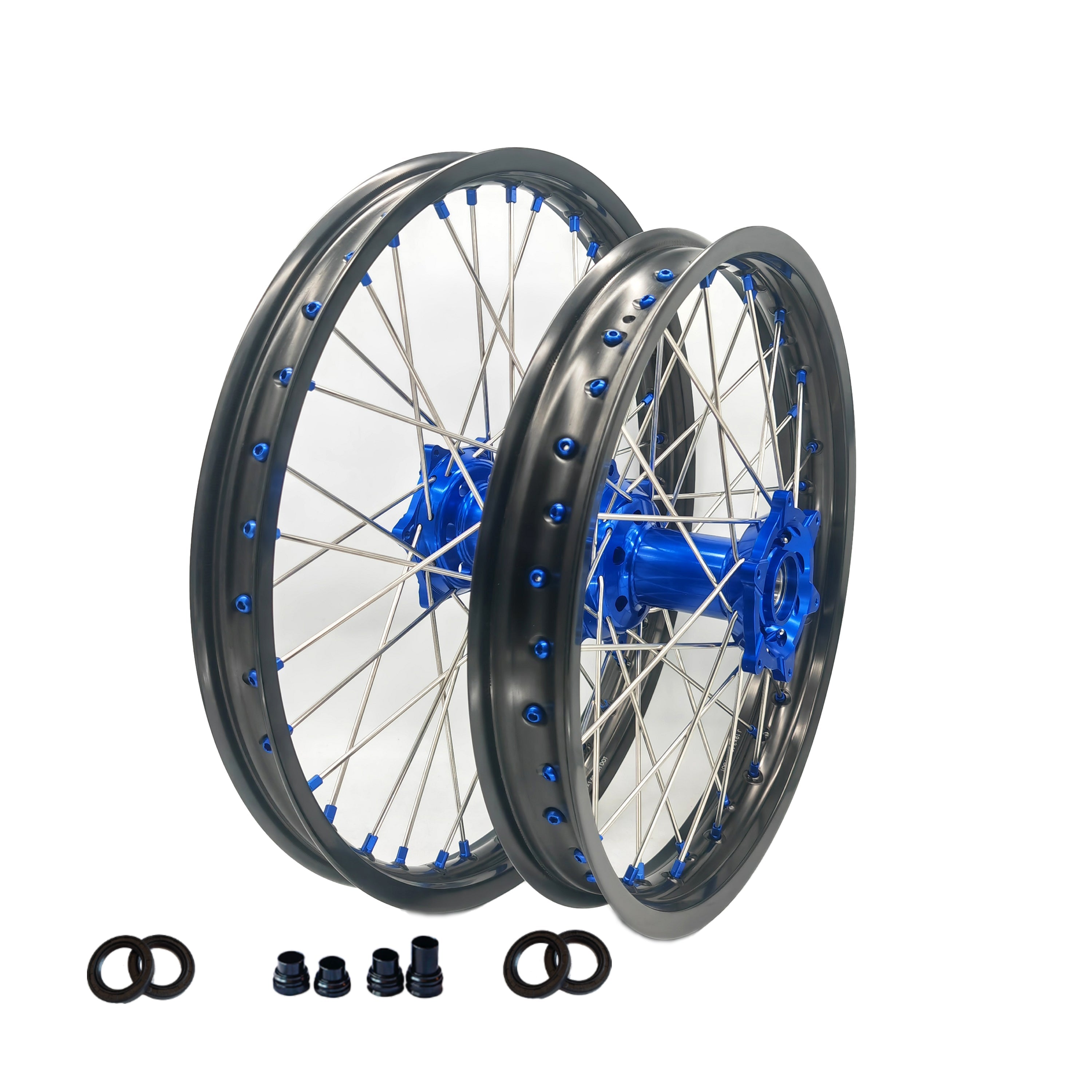 Customizable 18 19 21 Inch 36 Spoke Black Rim Motocross Enduro Wheels for KTM SX SXF  125-530 2003-2023