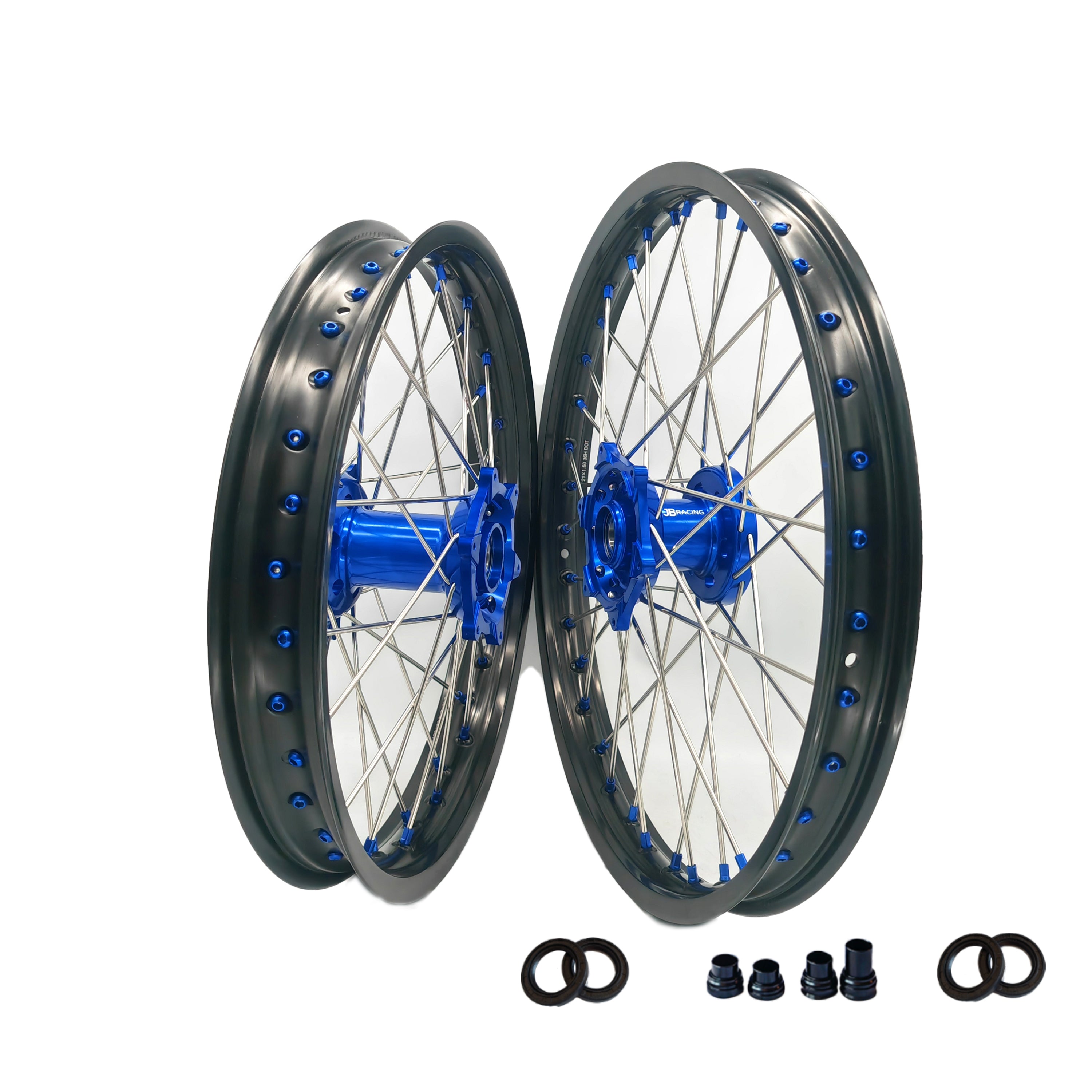 Customizable 18 19 21 Inch 36 Spoke Black Rim Motocross Enduro Wheels for KTM EXC XCW 125-530 2003-2023